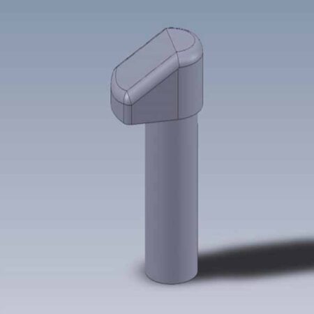 PAP 07.16 Partial prostheses, 75° oval HA head