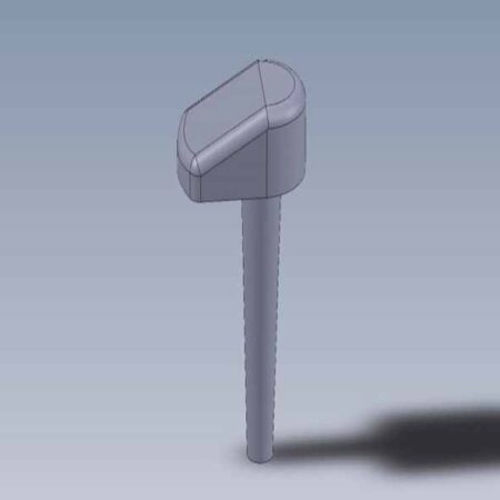 TAP 07.14 Total prostheses 75° oval flange in HA
